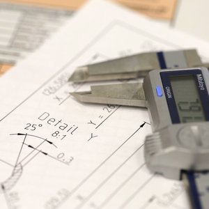 Zeichnung Schiebelehre